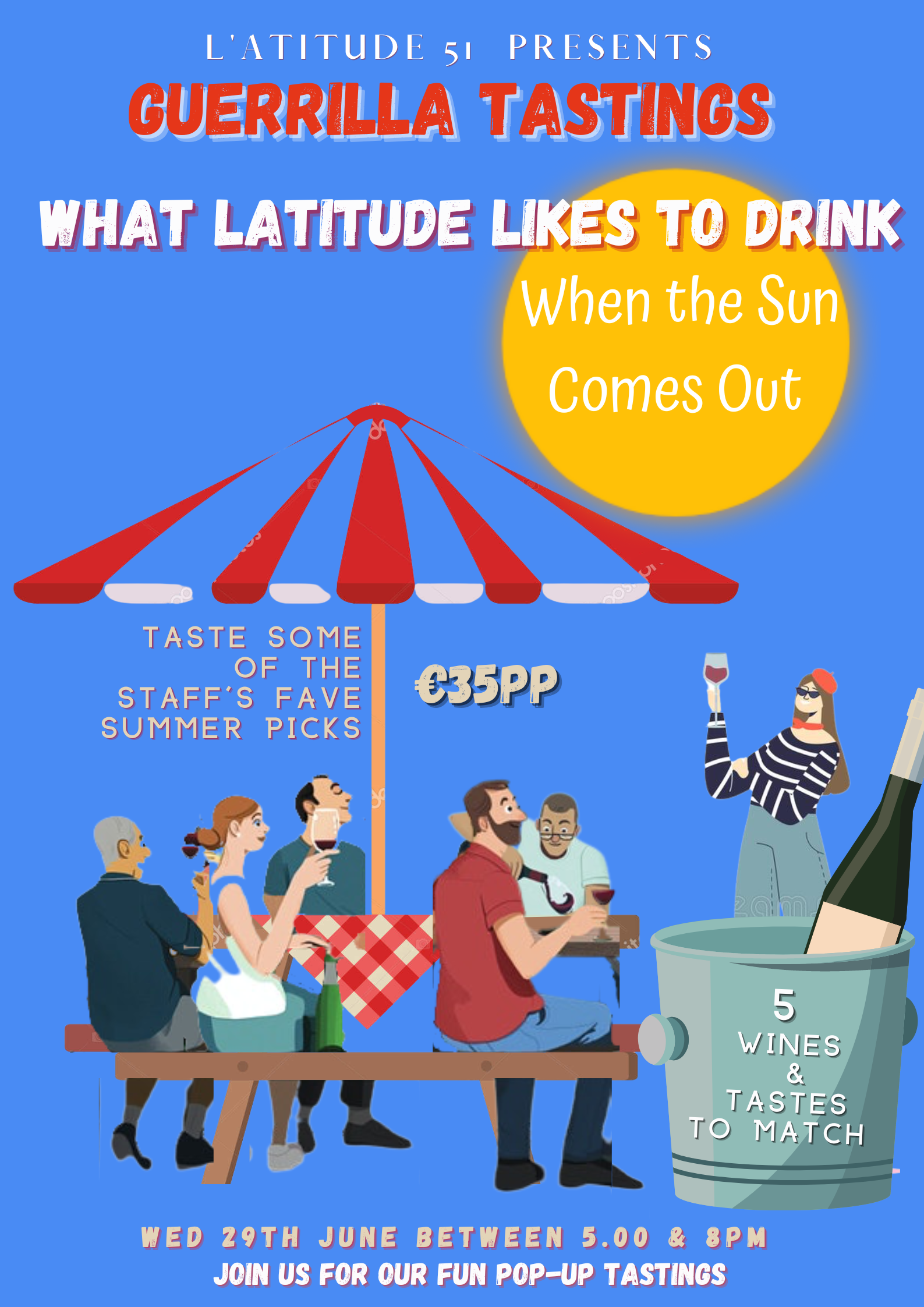 Guerrilla Tastings – What Latitude Likes to Drink When the Sun Comes Out