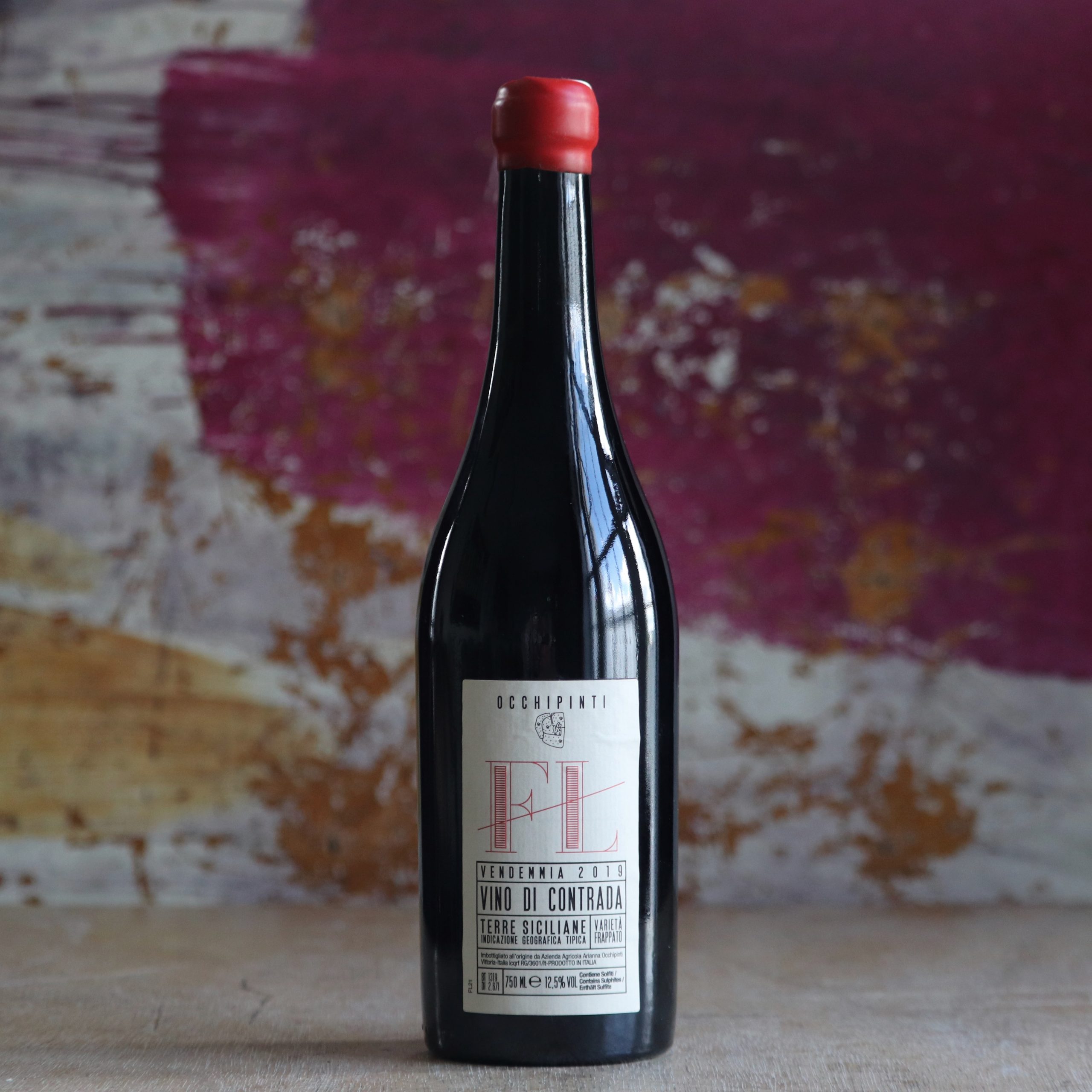 A bottle of Occhipinti Frapatto 'FL'