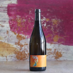 A bottle of "La Folle Blanche" by Marc Pesnot